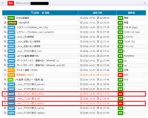 LogStare CollectorでのDynamic Status Viewの詳細内容確認